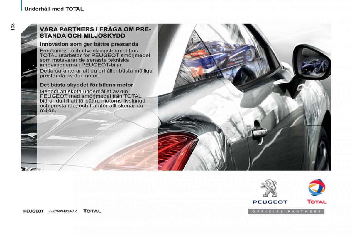 Peugeot 807 instruktionsbok / page 110