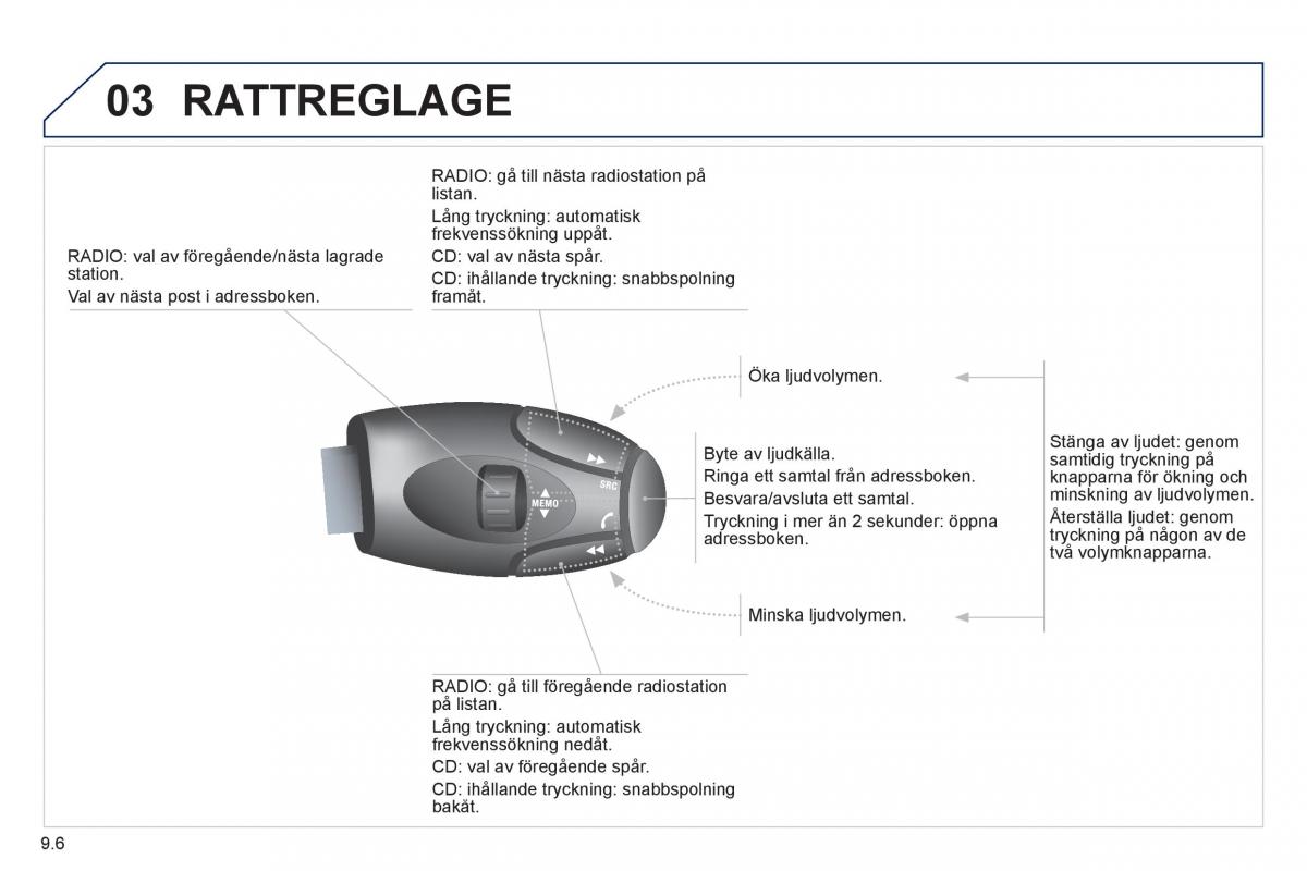 Peugeot 807 instruktionsbok / page 146