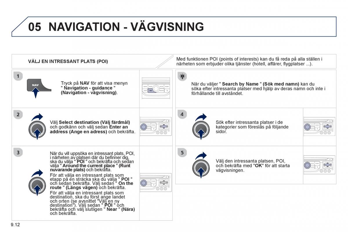 Peugeot 807 instruktionsbok / page 152