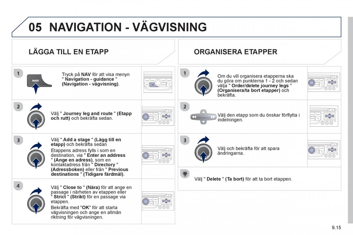 Peugeot 807 instruktionsbok / page 155