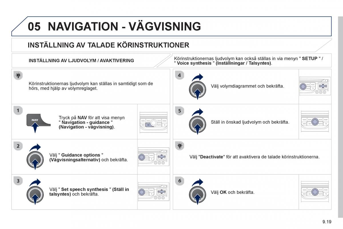 Peugeot 807 instruktionsbok / page 159