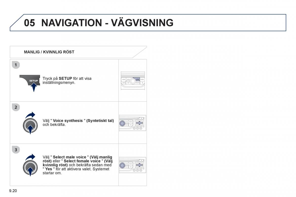 Peugeot 807 instruktionsbok / page 160