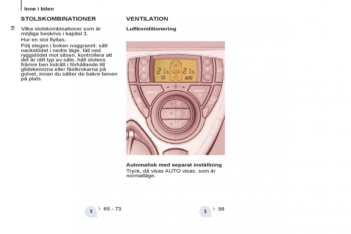 Peugeot 807 instruktionsbok / page 18