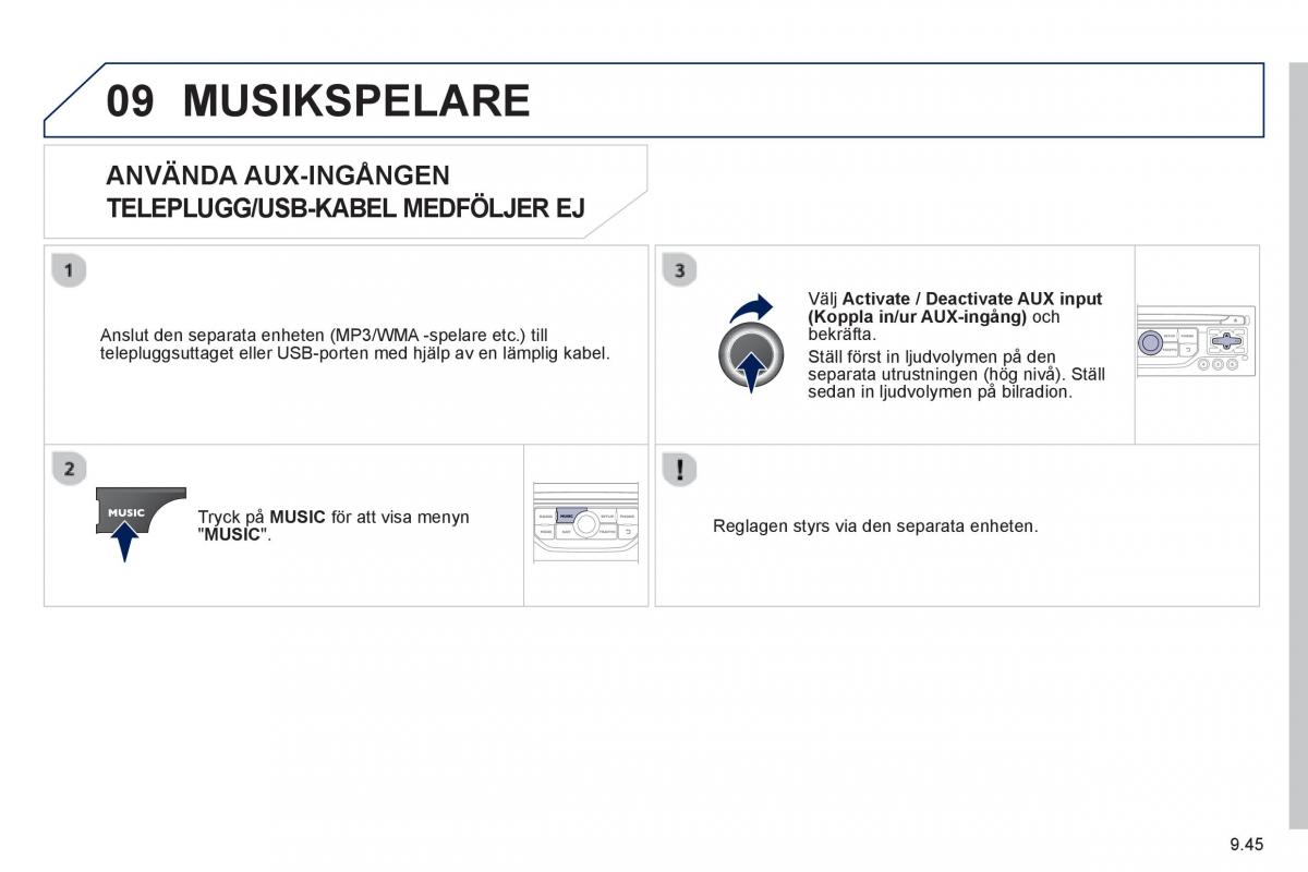 Peugeot 807 instruktionsbok / page 185