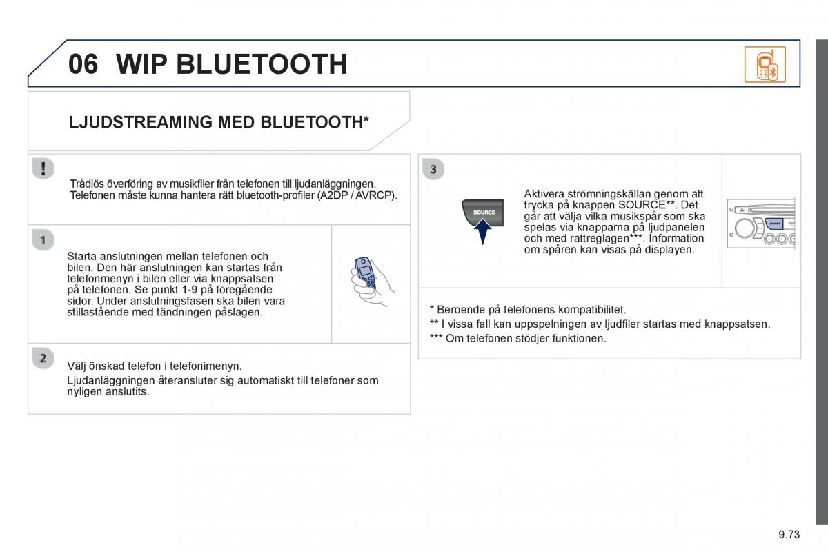 Peugeot 807 instruktionsbok / page 213