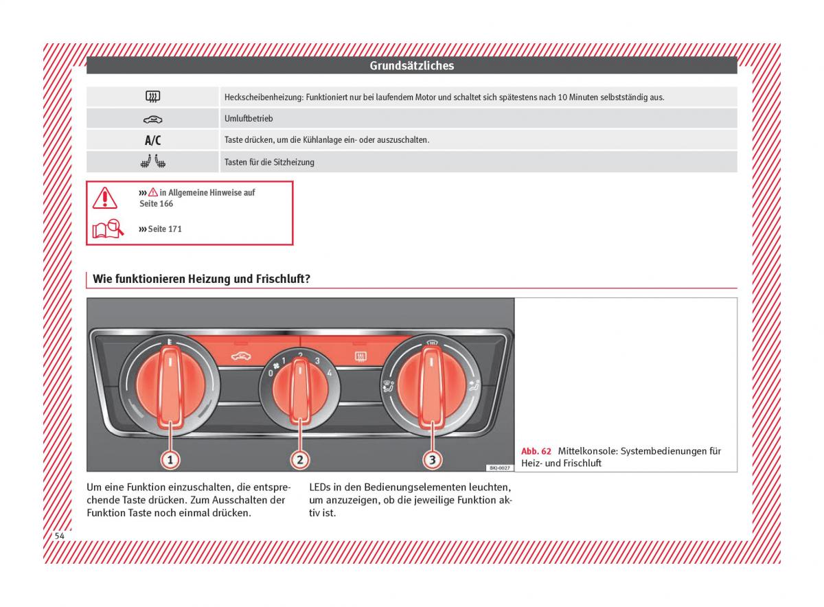 Seat Arona Handbuch / page 56