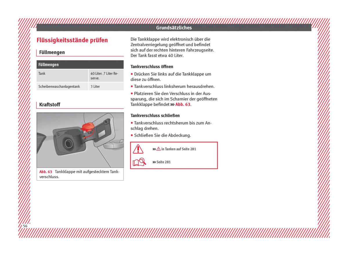 Seat Arona Handbuch / page 58