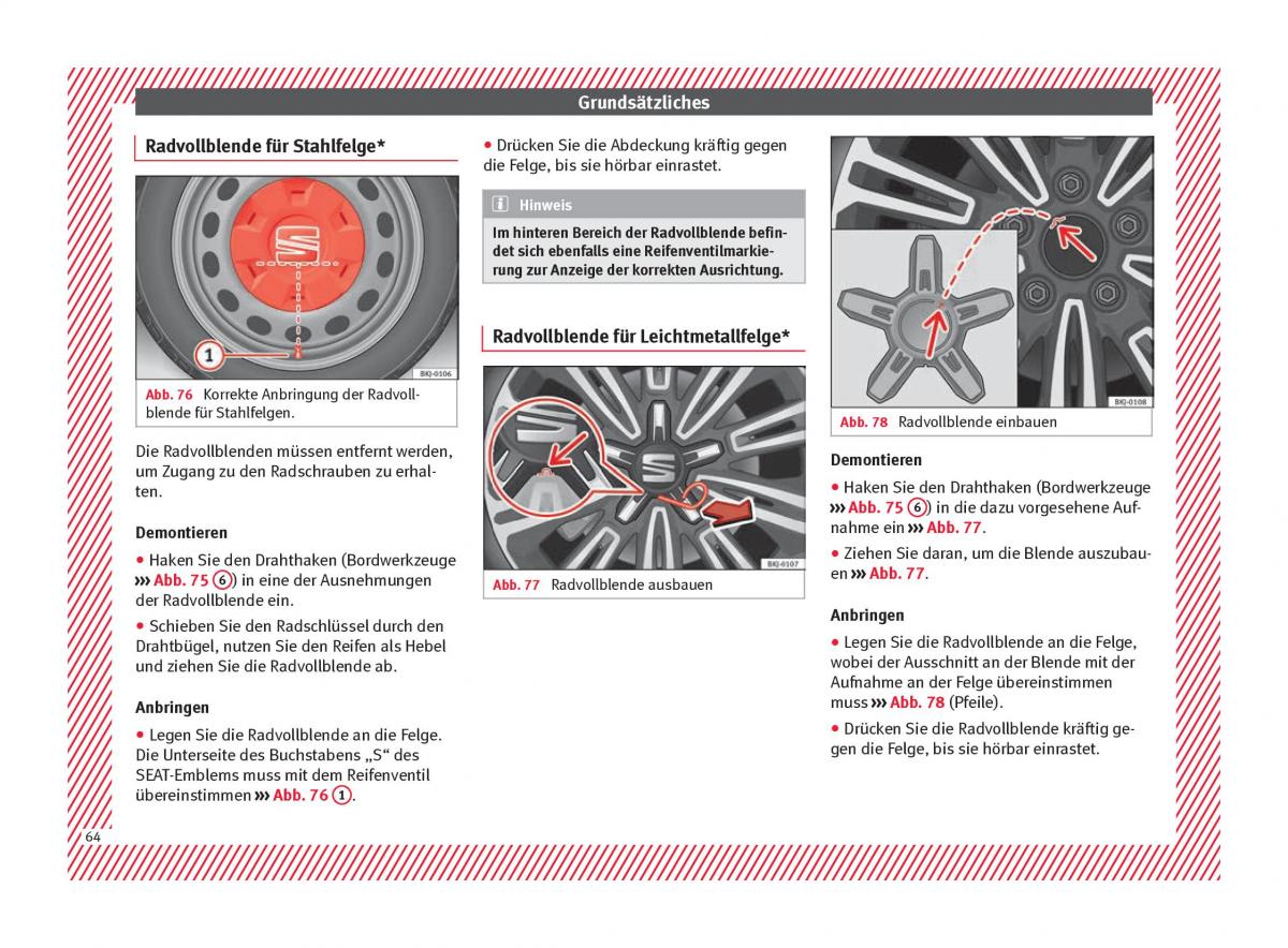 Seat Arona Handbuch / page 66