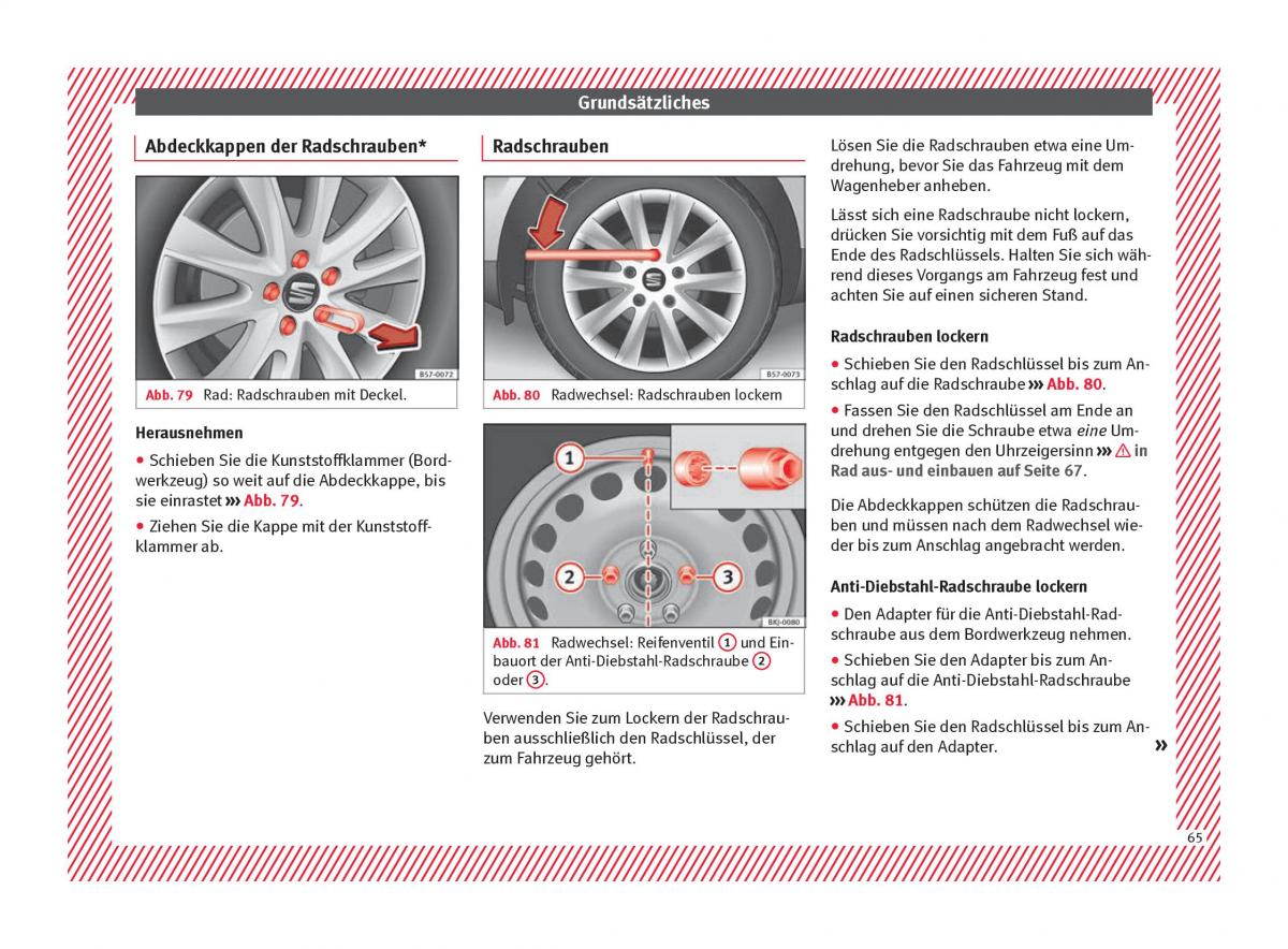 Seat Arona Handbuch / page 67