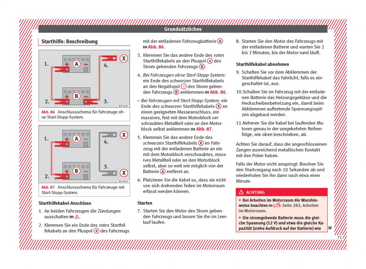 Seat Arona Handbuch / page 73