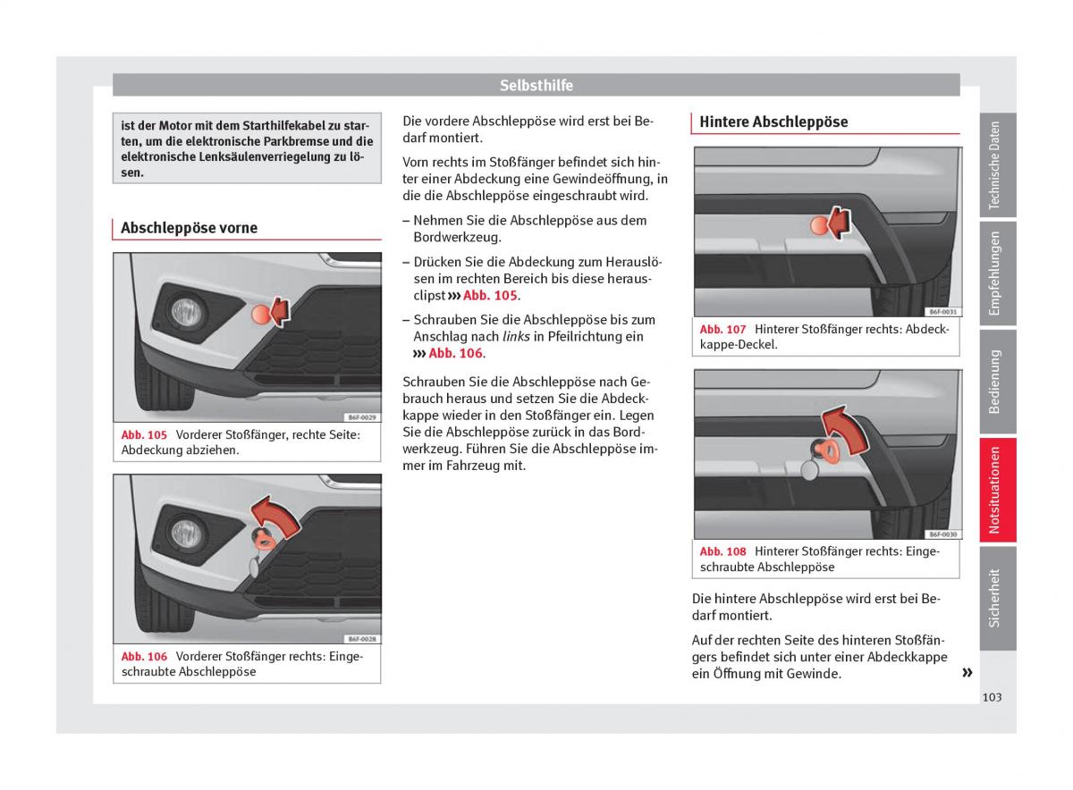 Seat Arona Handbuch / page 105