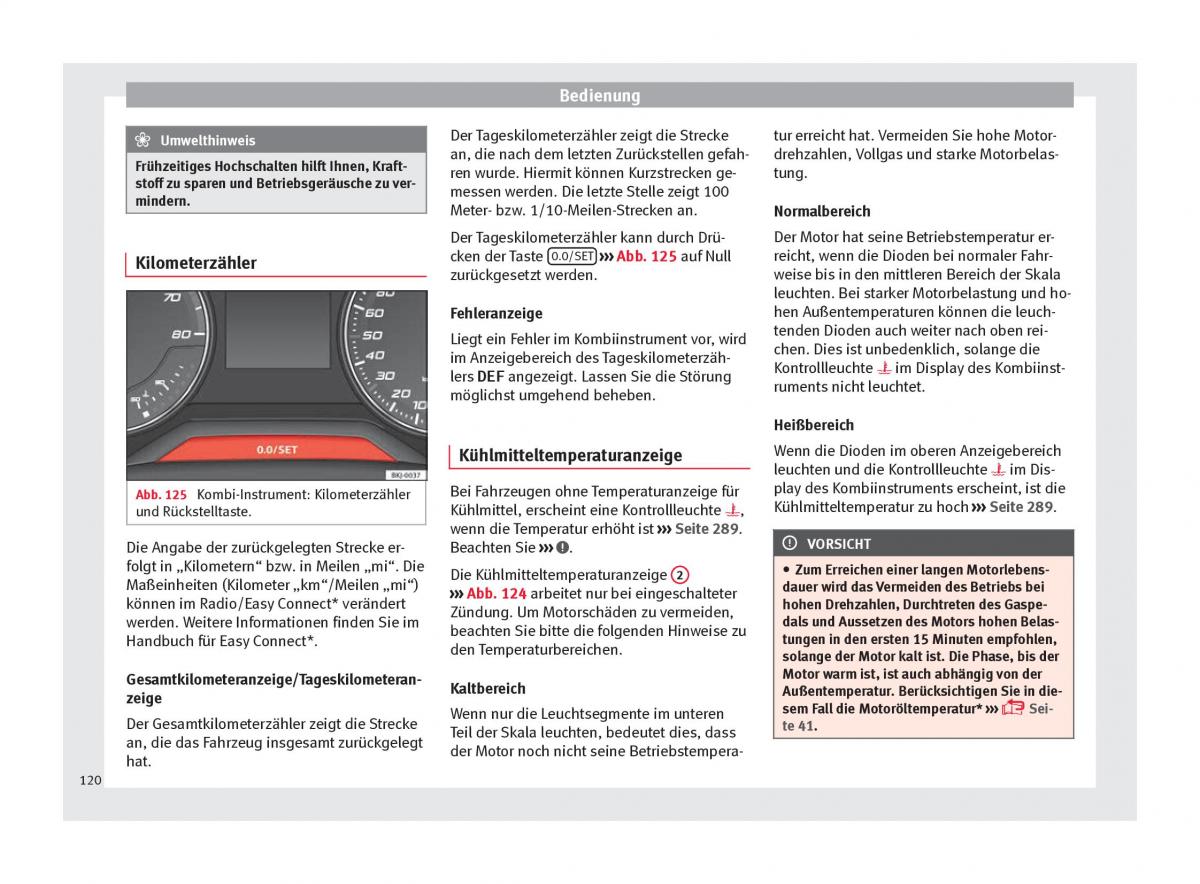 Seat Arona Handbuch / page 122