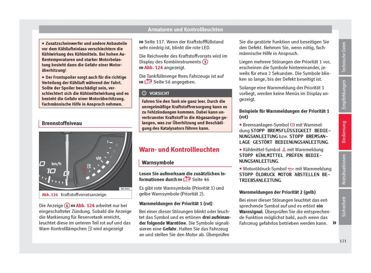 Seat Arona Handbuch / page 123