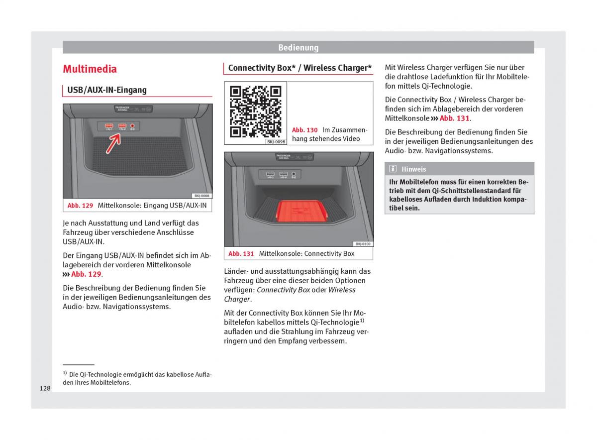 Seat Arona Handbuch / page 130