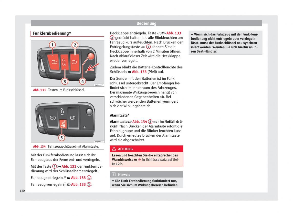 Seat Arona Handbuch / page 132