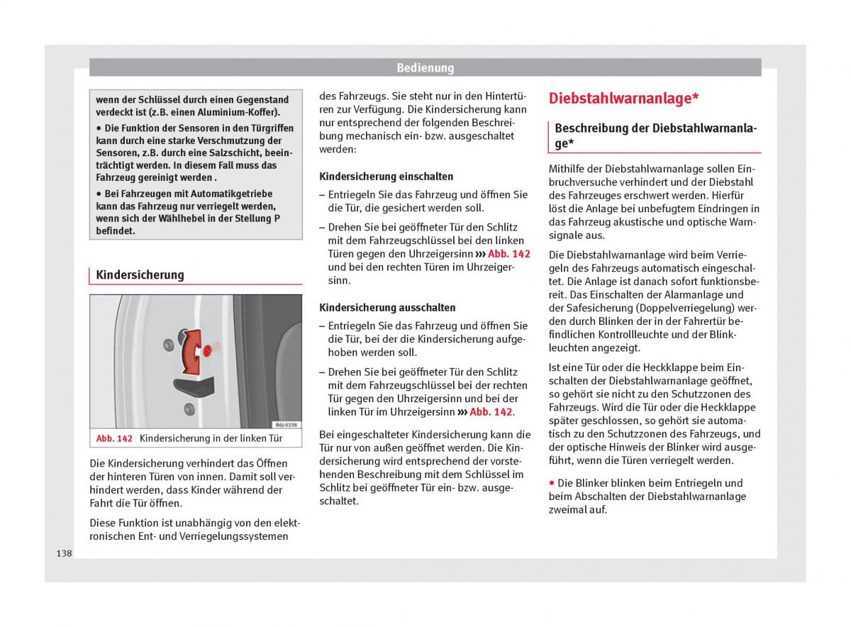 Seat Arona Handbuch / page 140