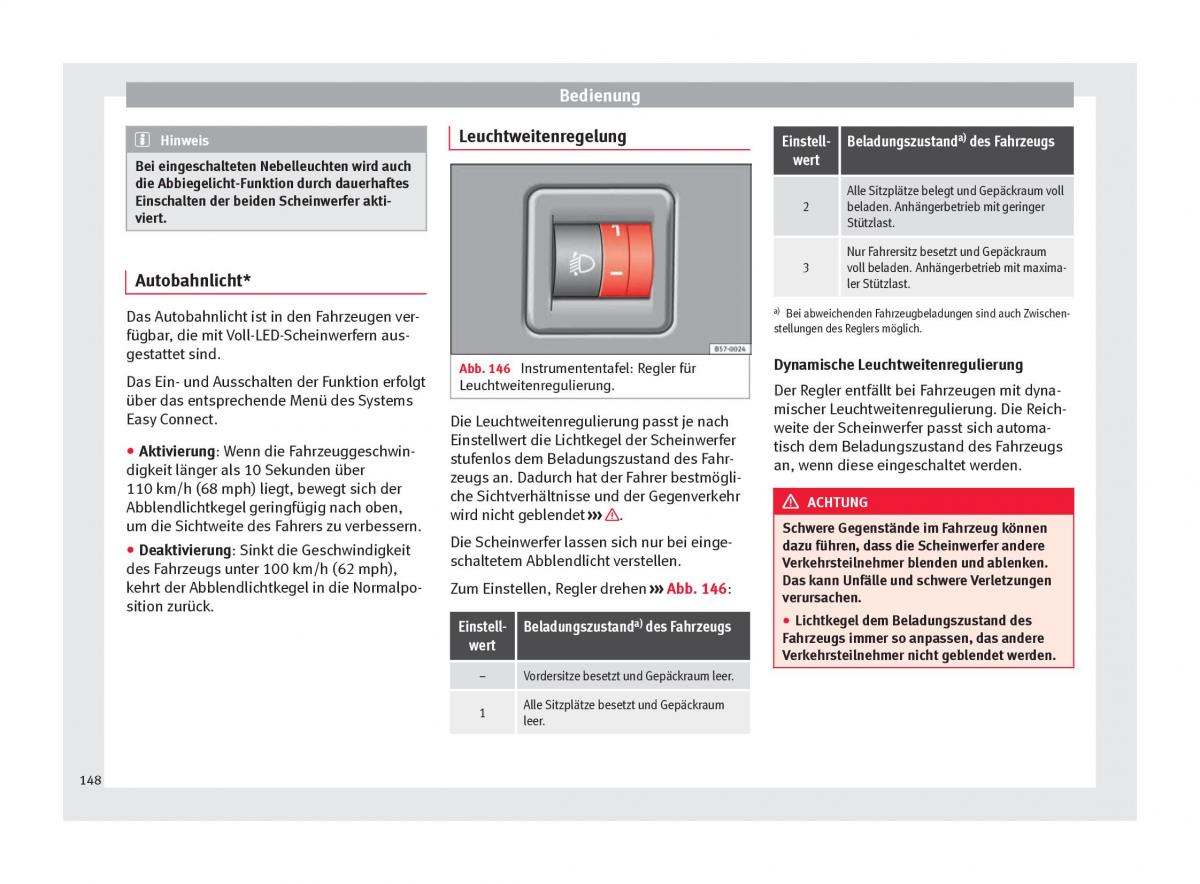 Seat Arona Handbuch / page 150