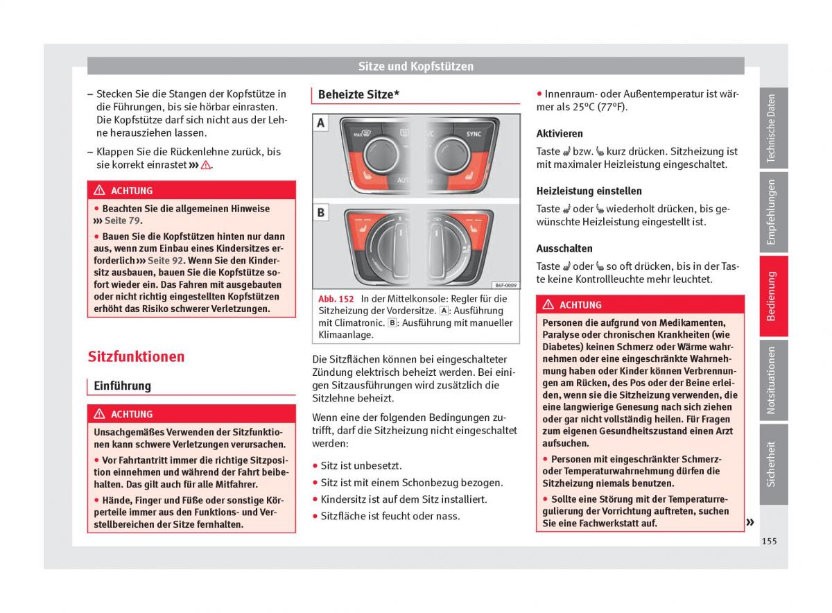 Seat Arona Handbuch / page 157