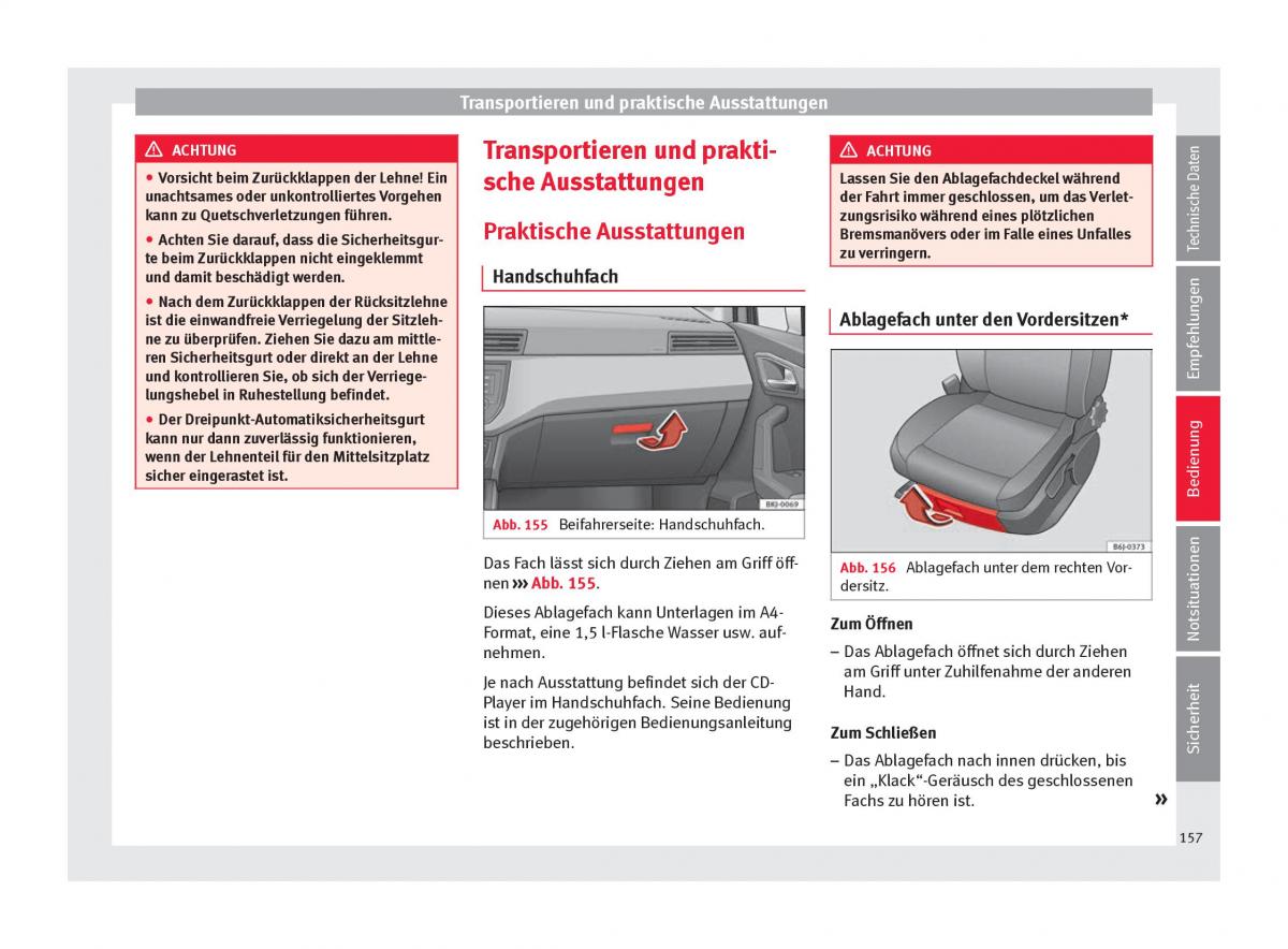 Seat Arona Handbuch / page 159