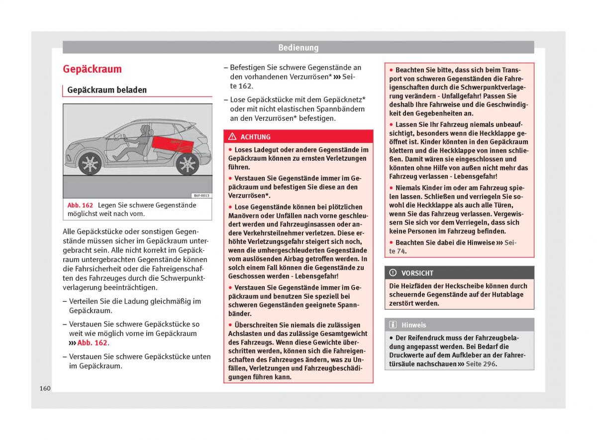 Seat Arona Handbuch / page 162