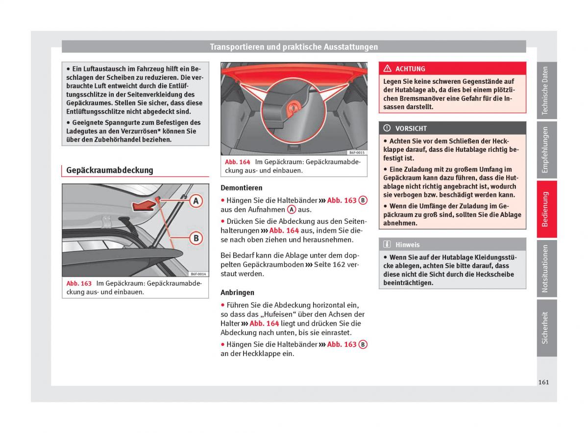 Seat Arona Handbuch / page 163