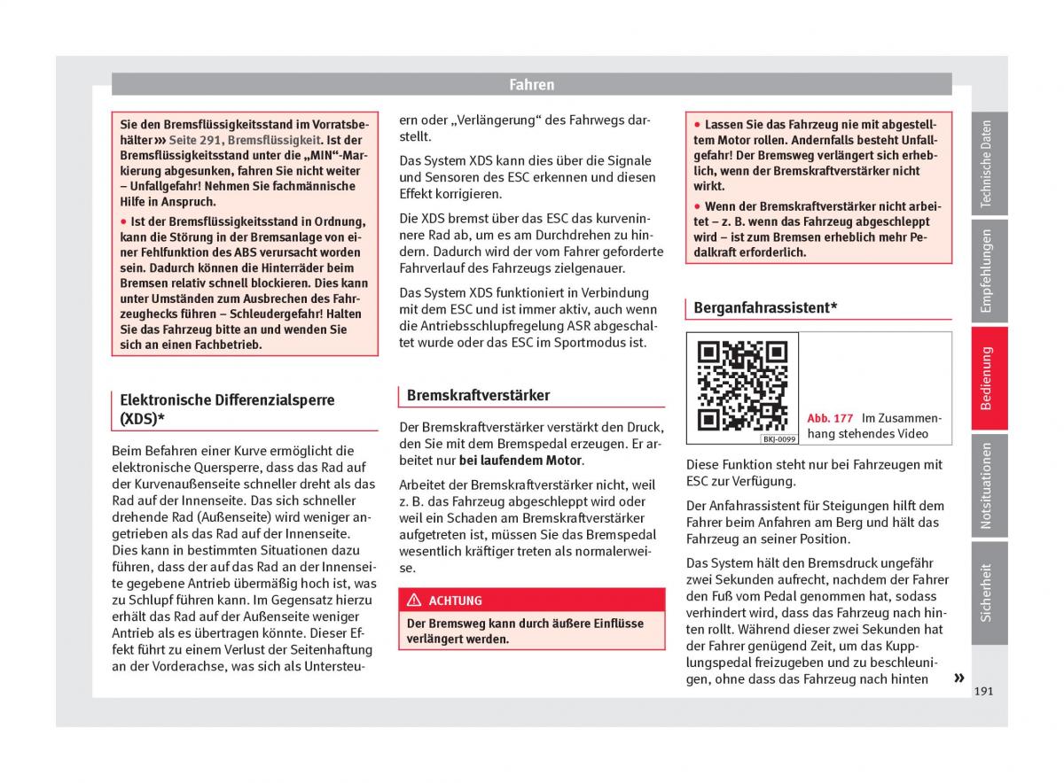 Seat Arona Handbuch / page 193