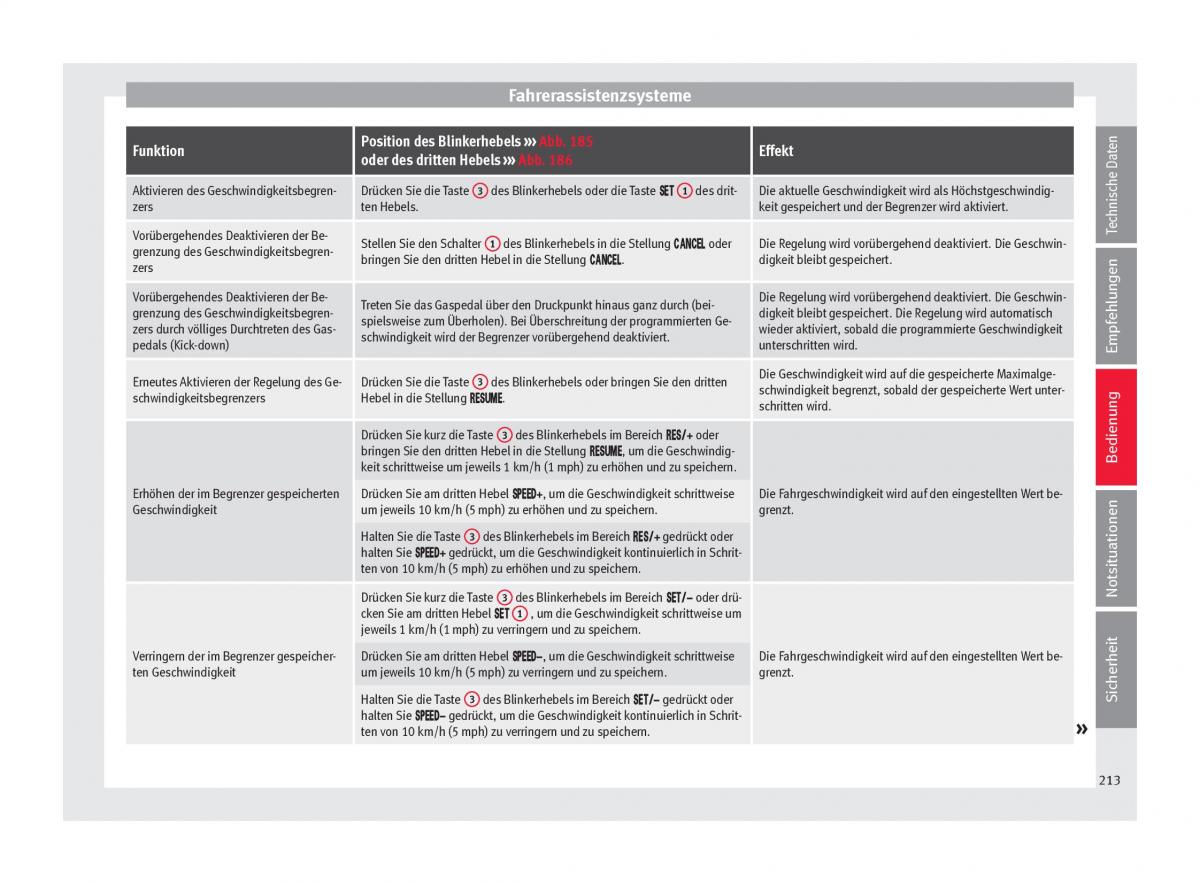 Seat Arona Handbuch / page 215