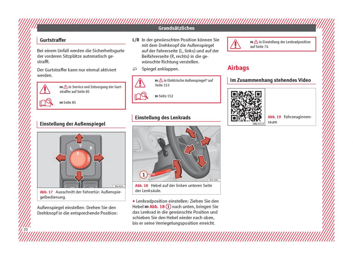 Seat Arona Handbuch / page 22