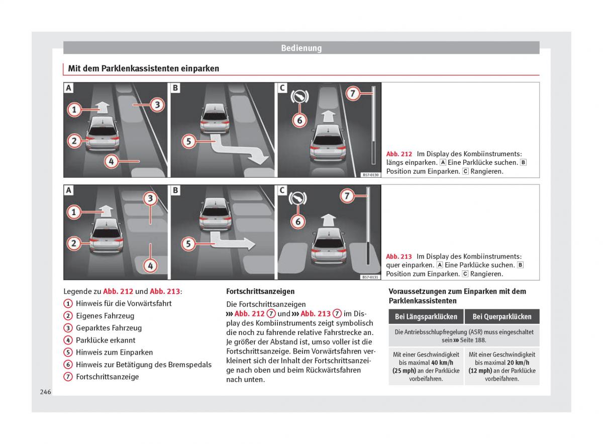 Seat Arona Handbuch / page 248