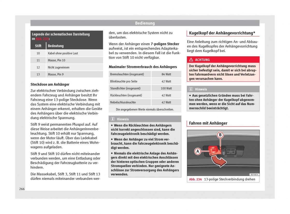 Seat Arona Handbuch / page 268