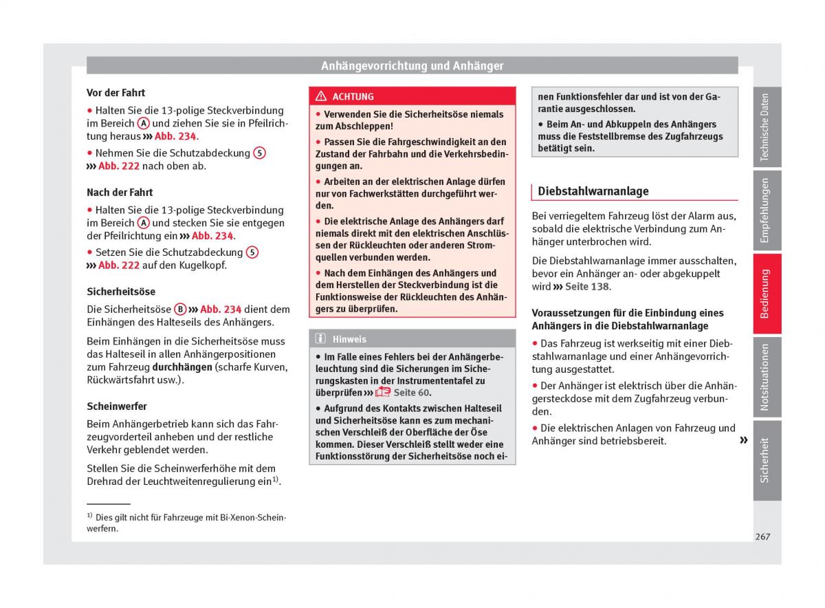 Seat Arona Handbuch / page 269