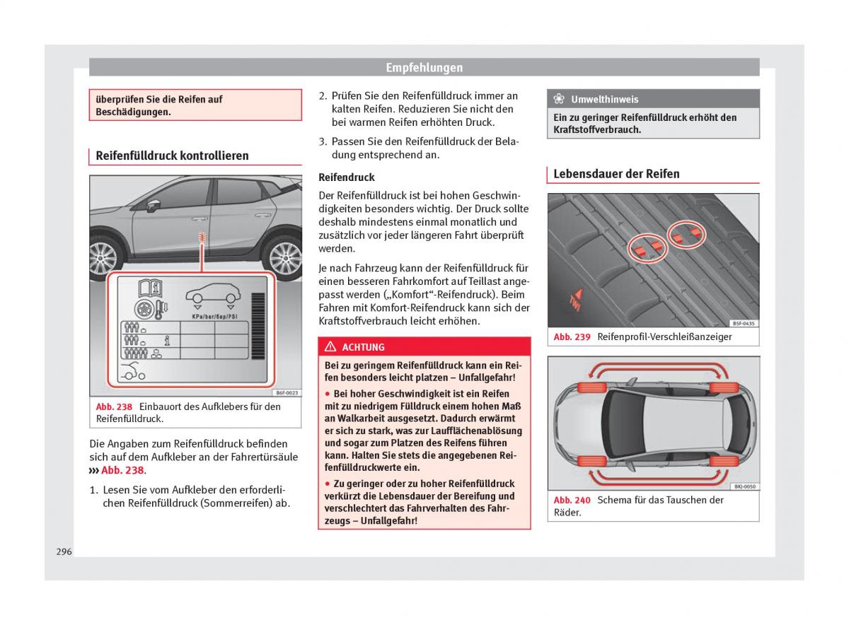 Seat Arona Handbuch / page 298