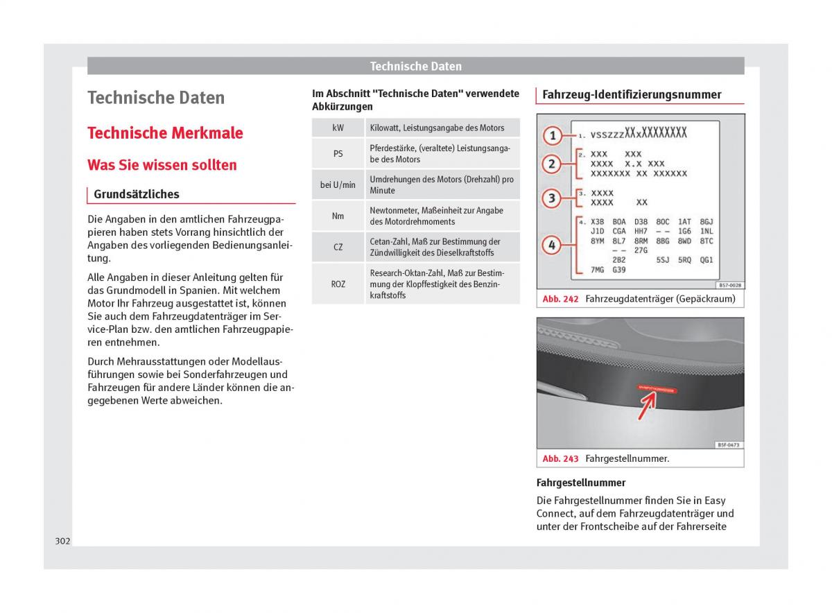 Seat Arona Handbuch / page 304