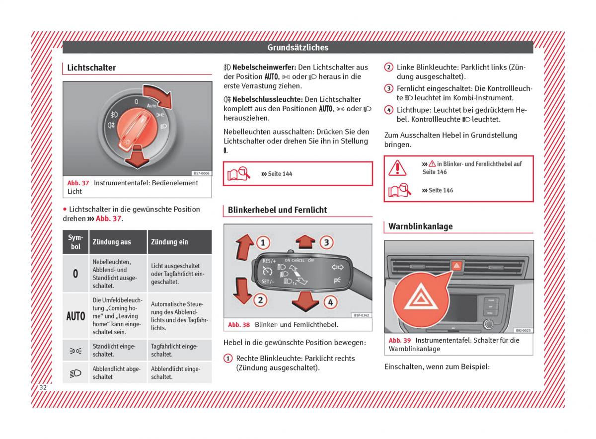 Seat Arona Handbuch / page 34