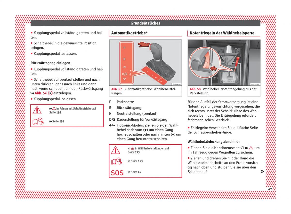 Seat Arona Handbuch / page 51