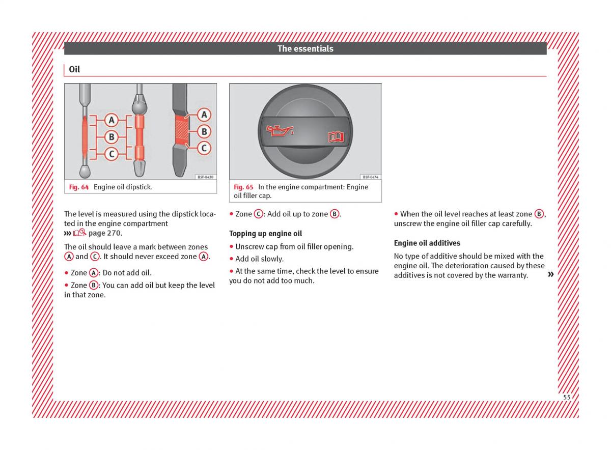 Seat Arona owners manual / page 57