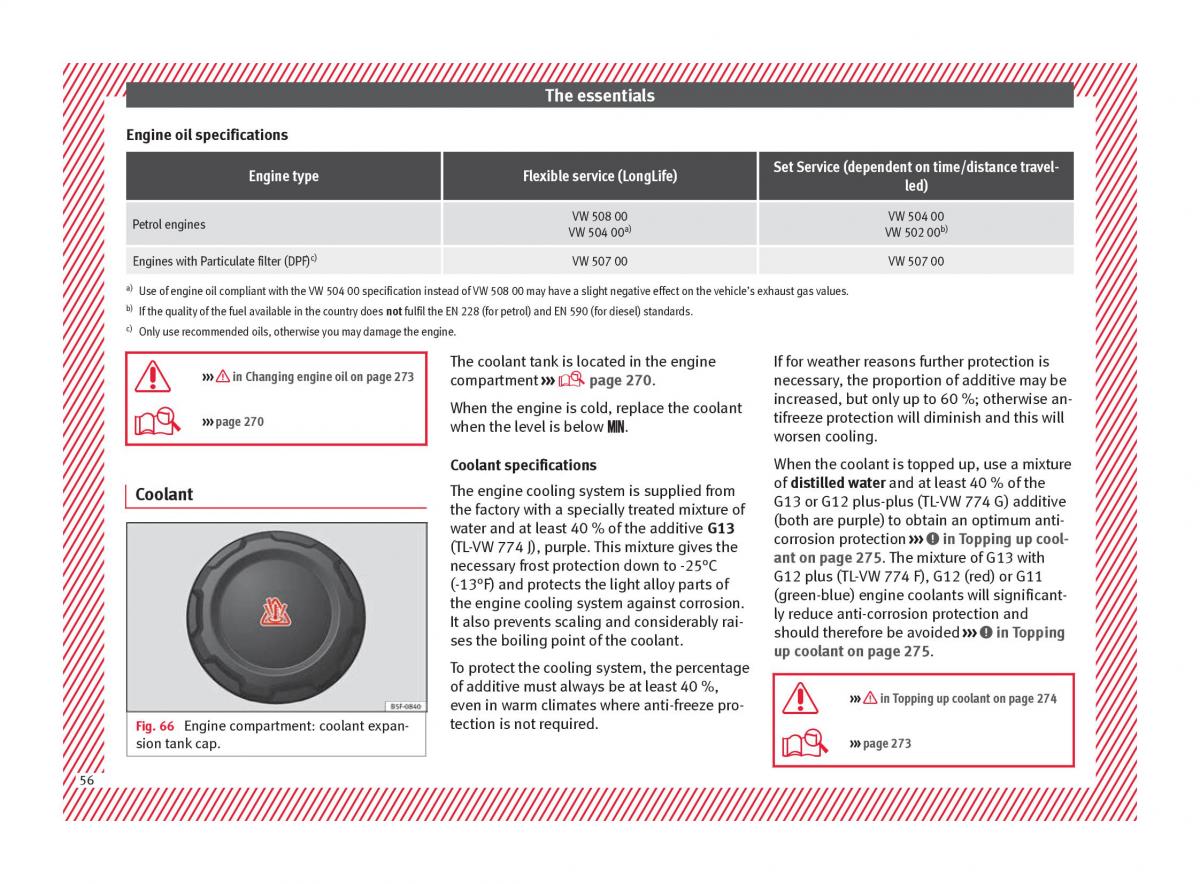 Seat Arona owners manual / page 58