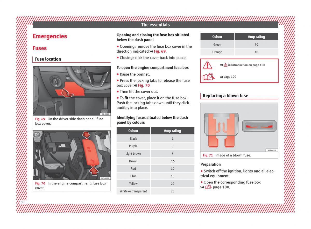 Seat Arona owners manual / page 60