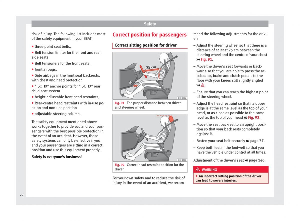 Seat Arona owners manual / page 74