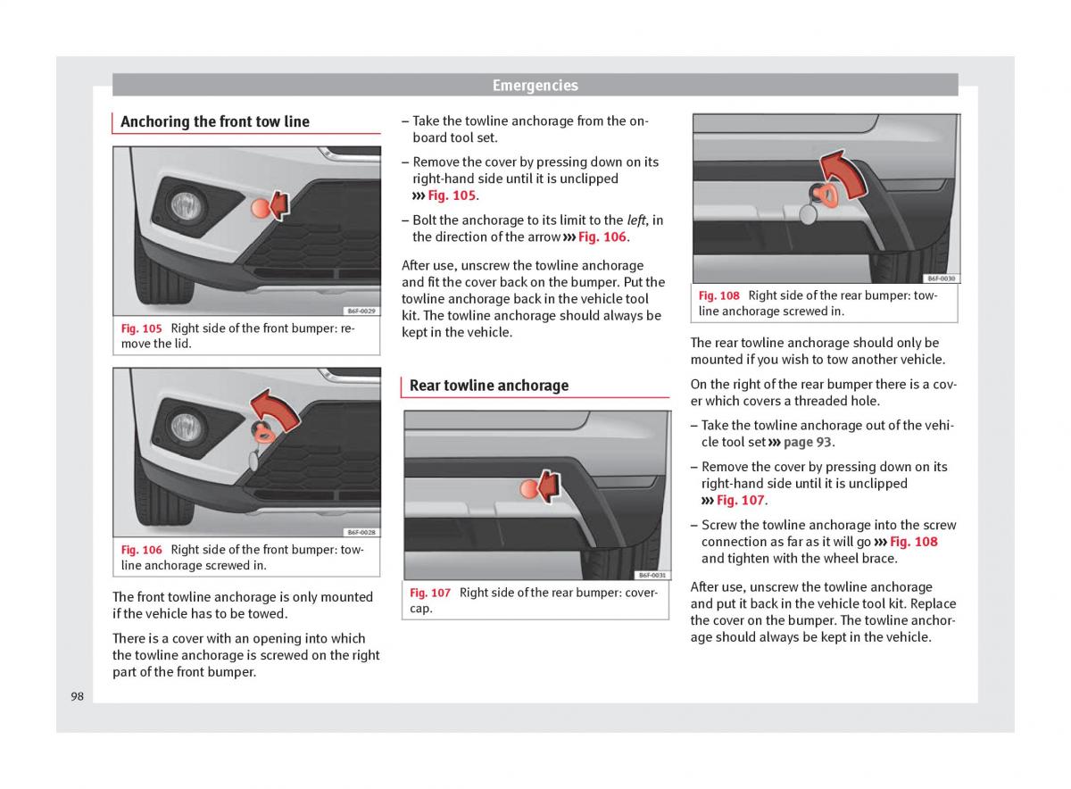 Seat Arona owners manual / page 100