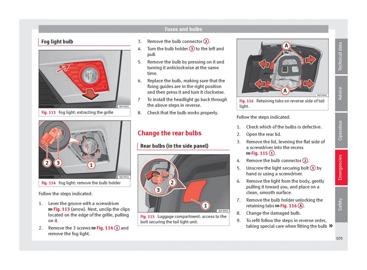 Seat Arona owners manual / page 107