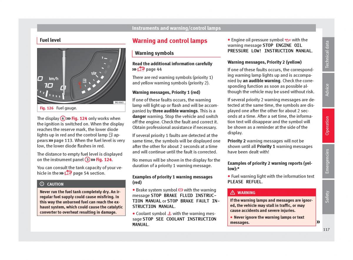 Seat Arona owners manual / page 119