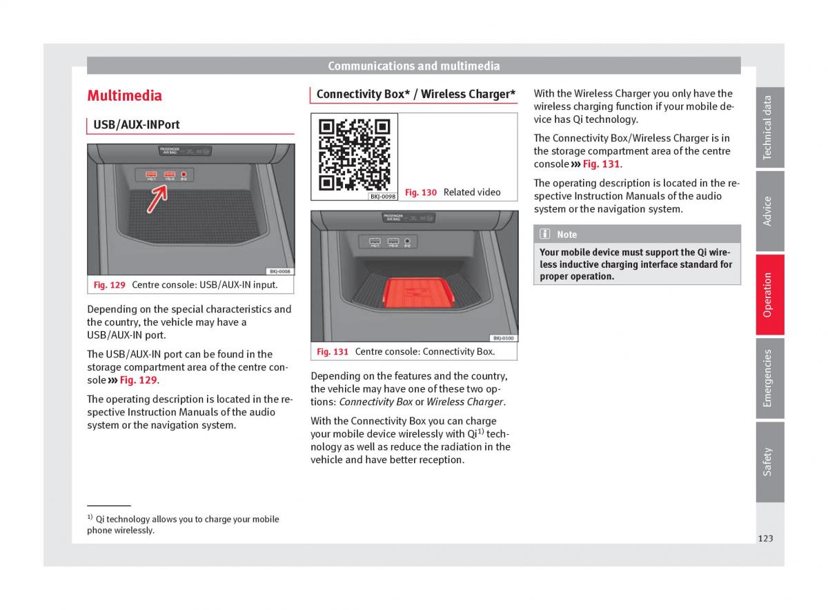 Seat Arona owners manual / page 125