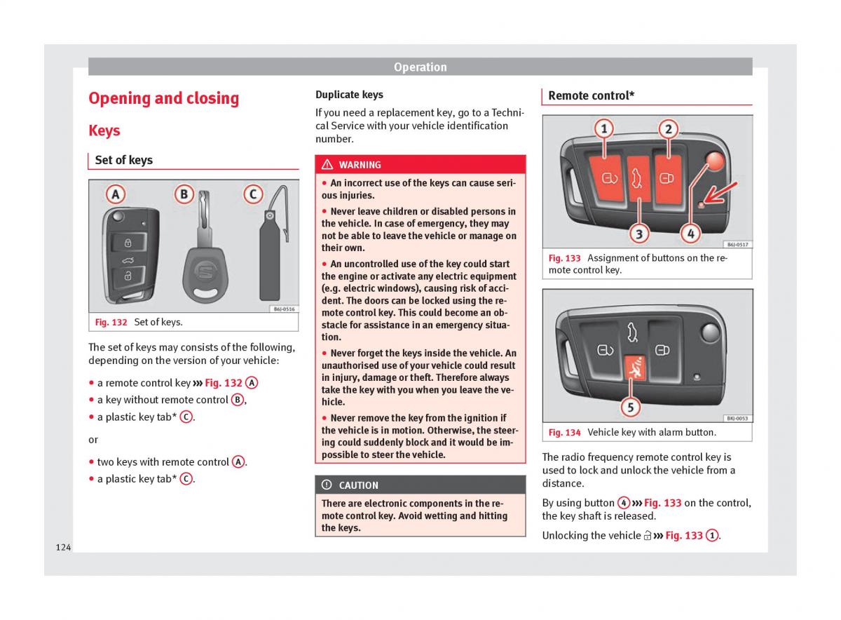 Seat Arona owners manual / page 126