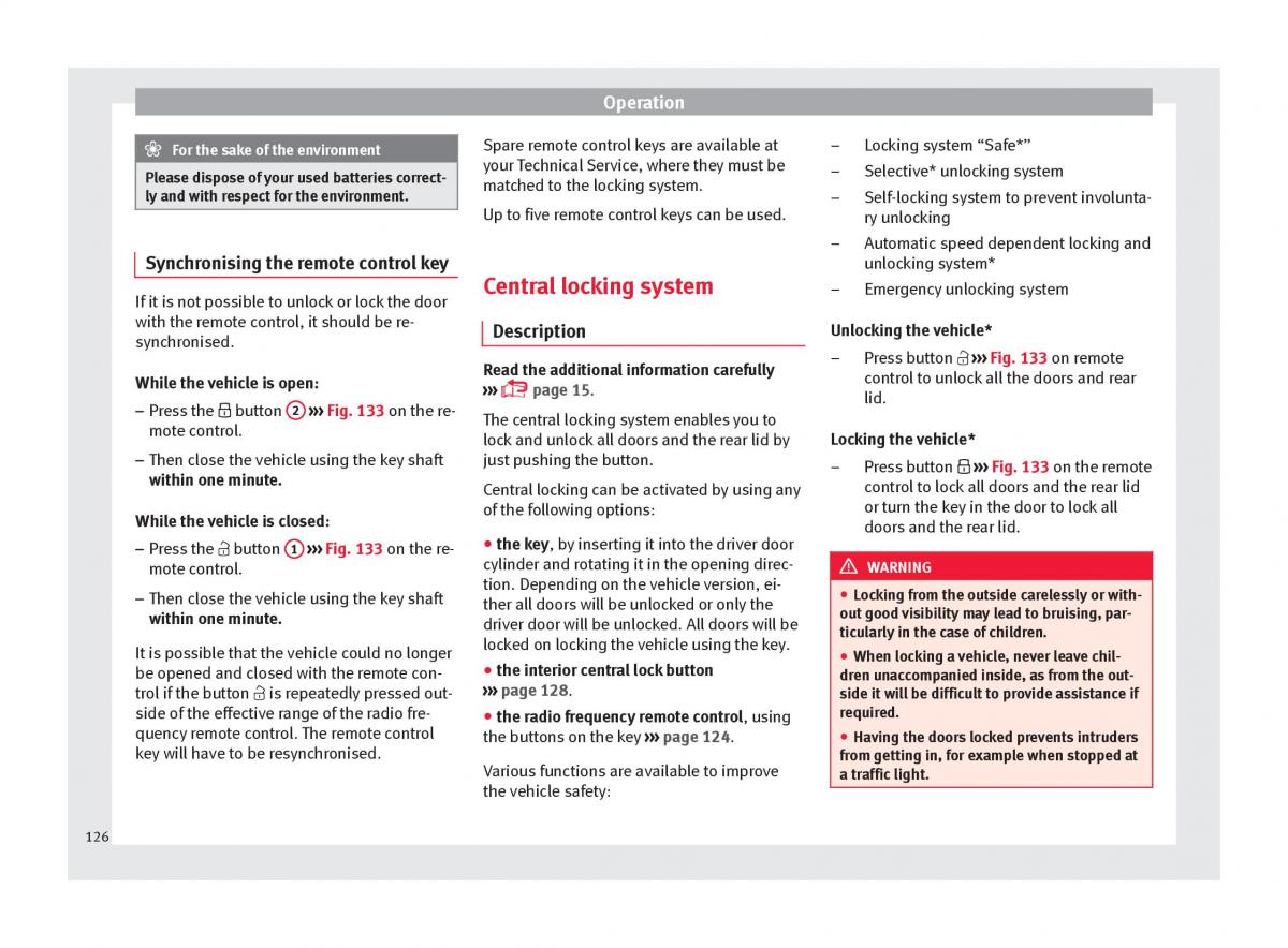 Seat Arona owners manual / page 128