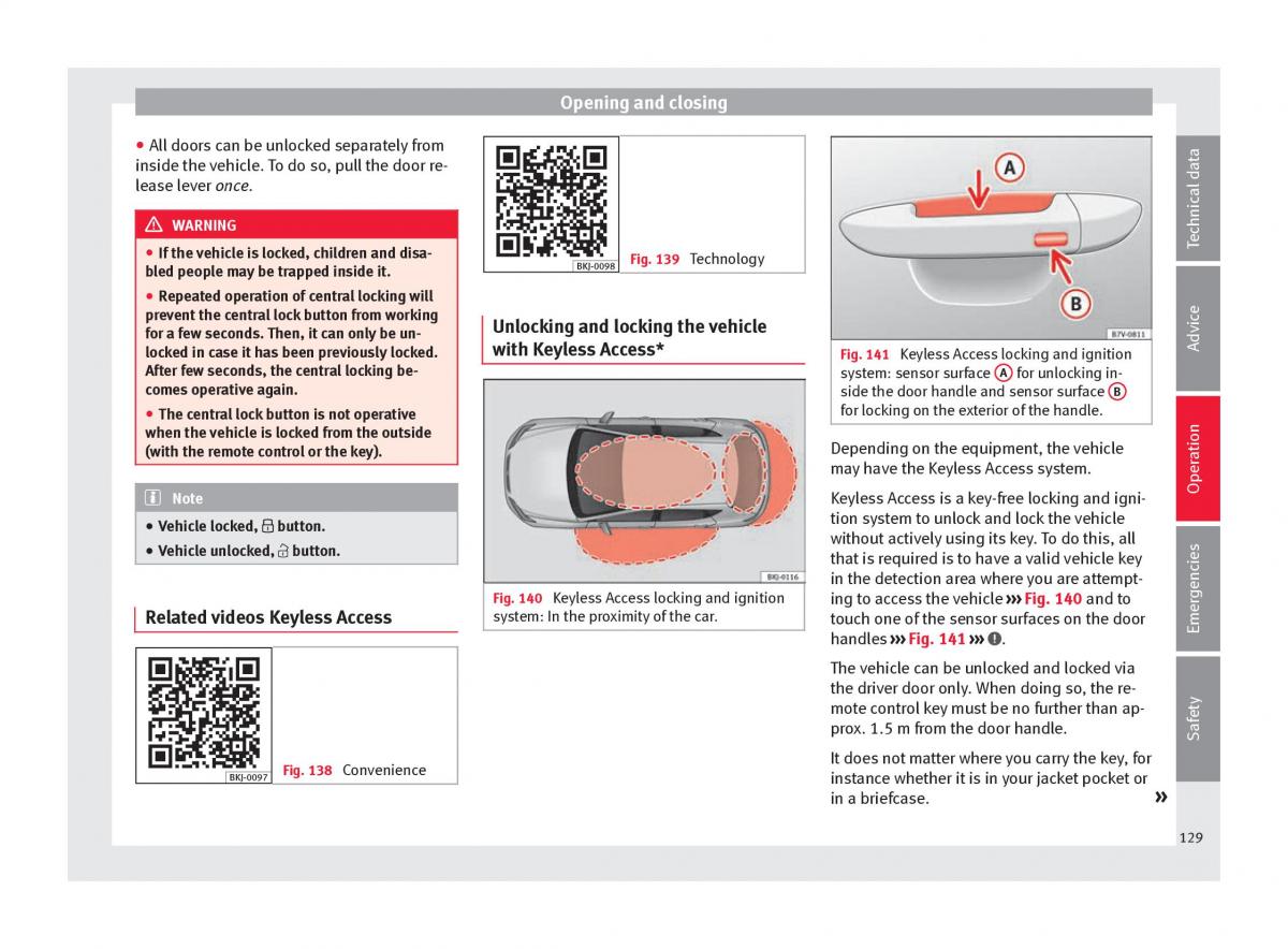 Seat Arona owners manual / page 131