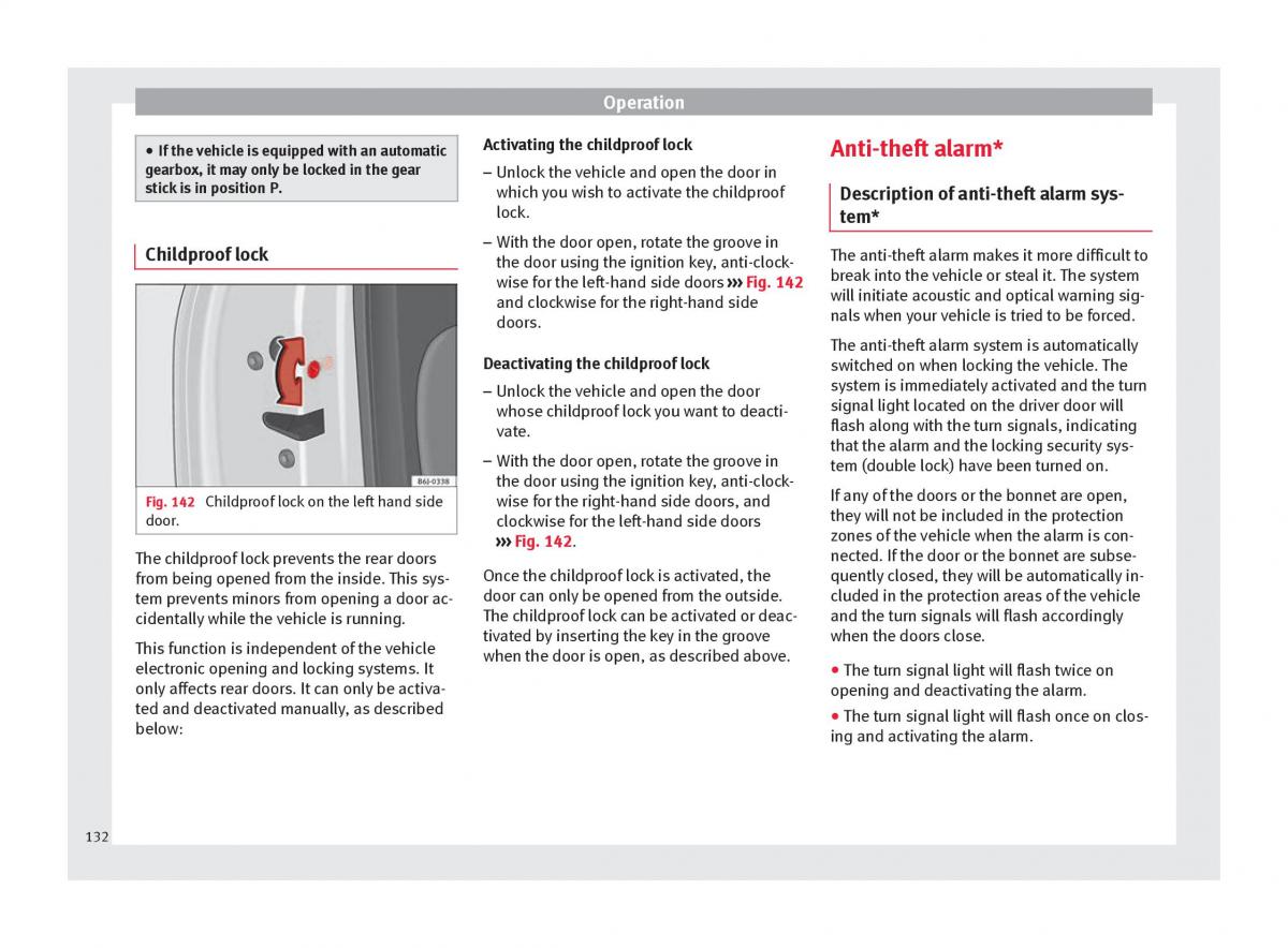 Seat Arona owners manual / page 134