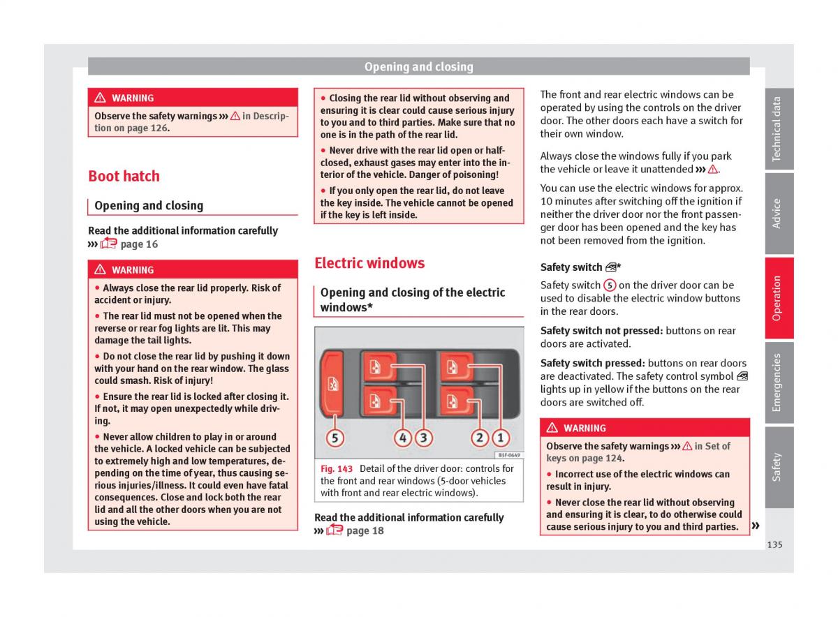 Seat Arona owners manual / page 137