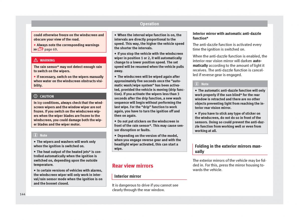 Seat Arona owners manual / page 146