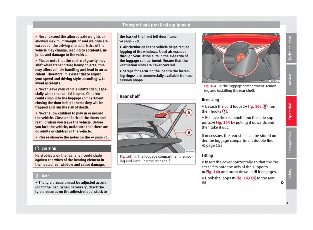 Seat Arona owners manual / page 155